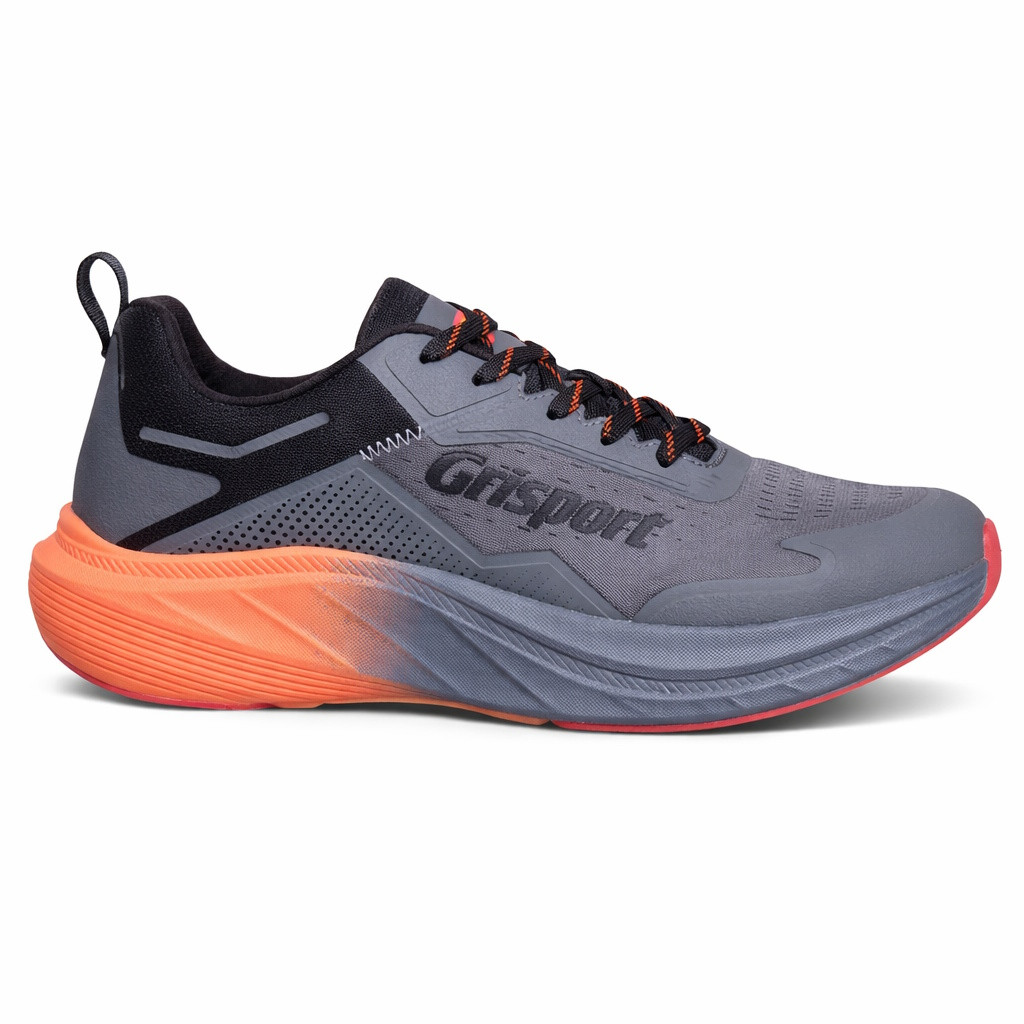 Pantofi Grisport Juabite Gri - Grey/Orange - imagine 4